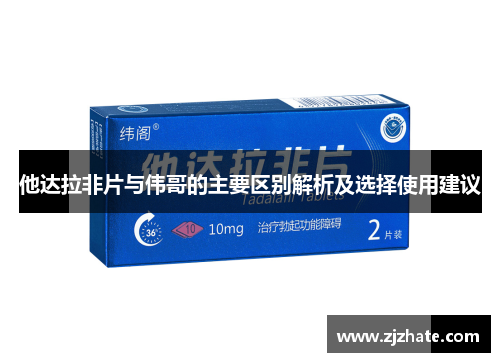 他达拉非片与伟哥的主要区别解析及选择使用建议