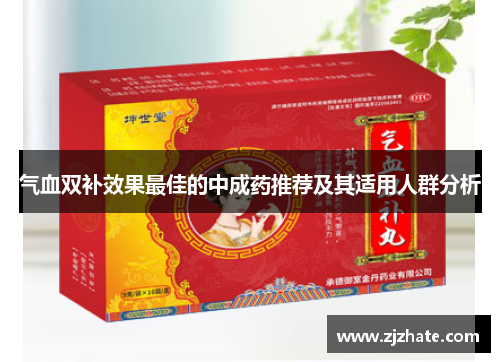气血双补效果最佳的中成药推荐及其适用人群分析